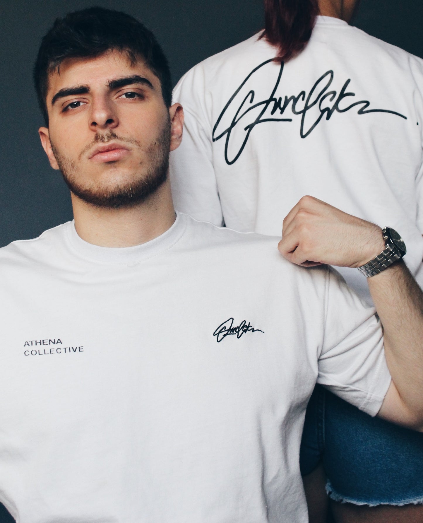 Collective tee clear white