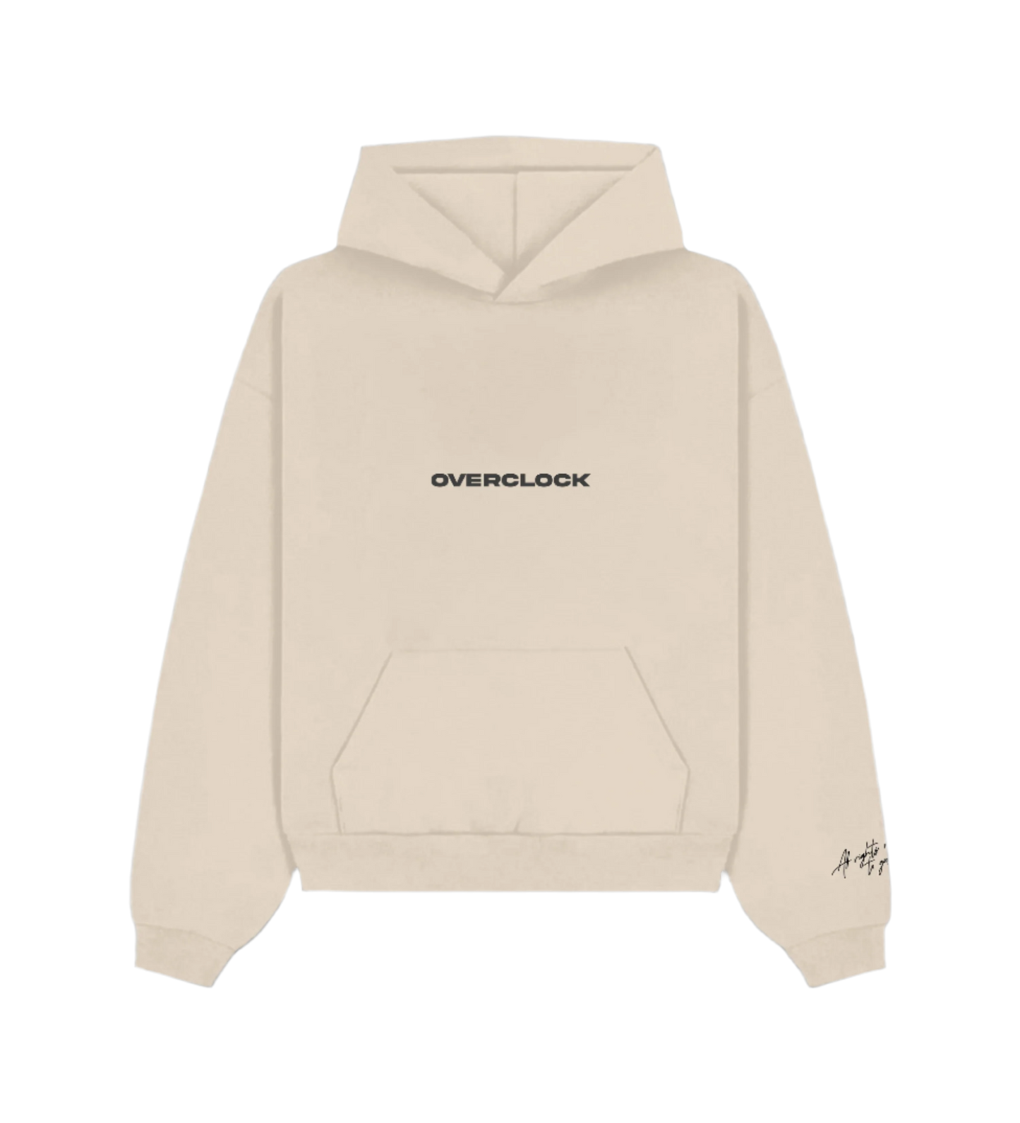 God's Intent cream box hoodie