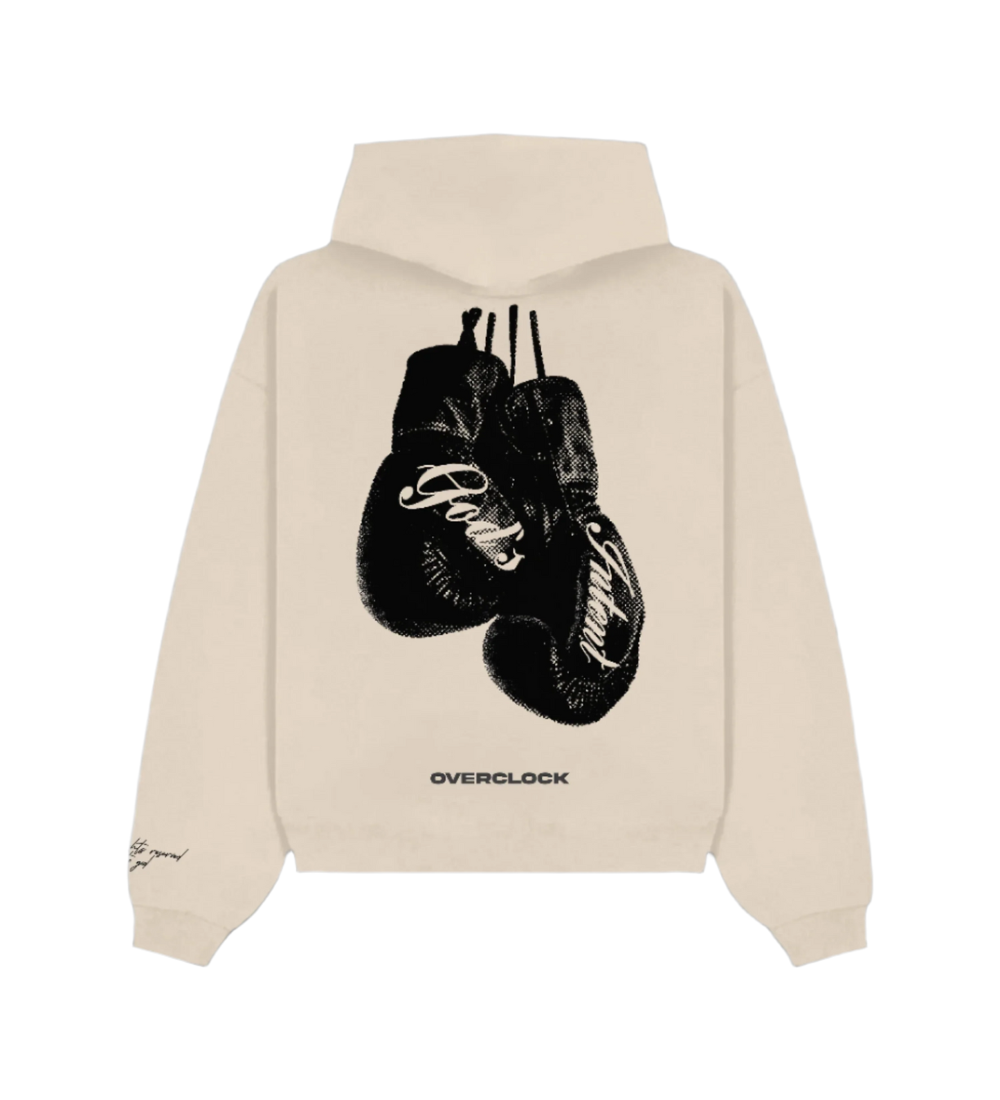 God's Intent cream box hoodie